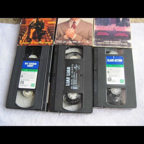 My Cousin Vinny Pesci Liar Liar Carrey Class Action VHS Cassette Tape Bundle $3 - Picture 6 of 6